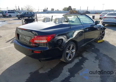 2012 Lexus Is 250C from USA, damaged, VIN JTHFF2C22C2525988